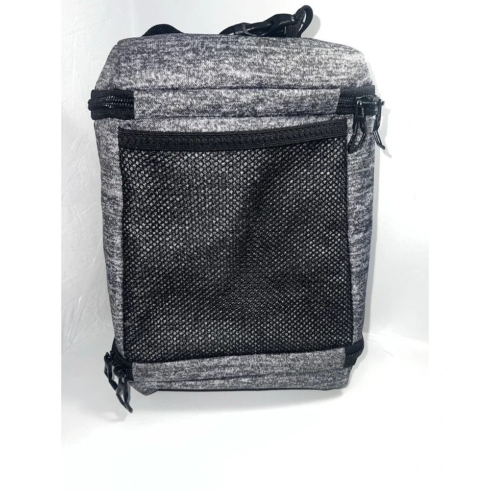 Adidas Excel Insulated Lunch Bag Gray Lunchbox Cooler Tote Meal Prep Picnic Kit